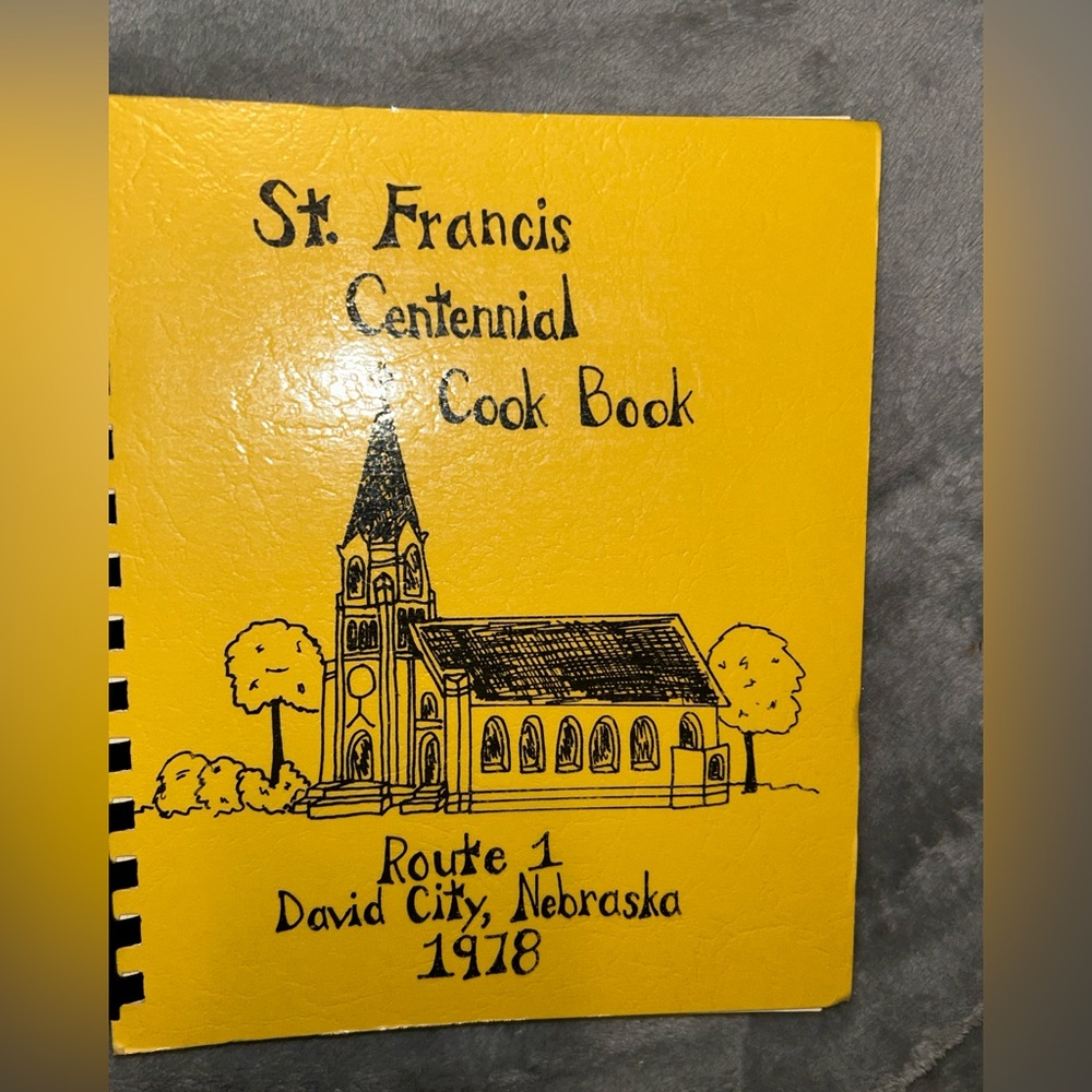 📚BOOK SALE 5 for $20📚 St. Francis Centennial Cook Book David City, NE, 1978
